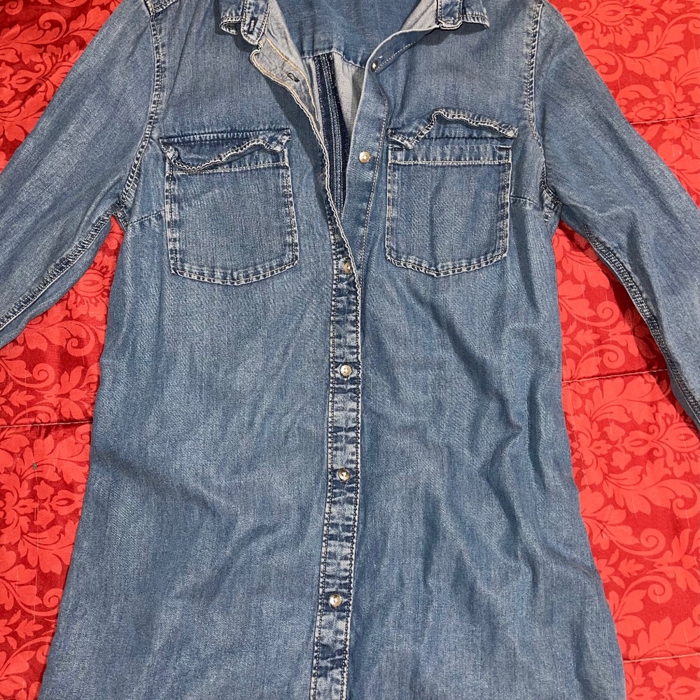 Denim Shirt Dress